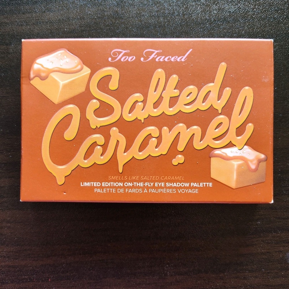 Two Faced Salted Caramel eyeshadow palette 8 colors limited edition Toffee
